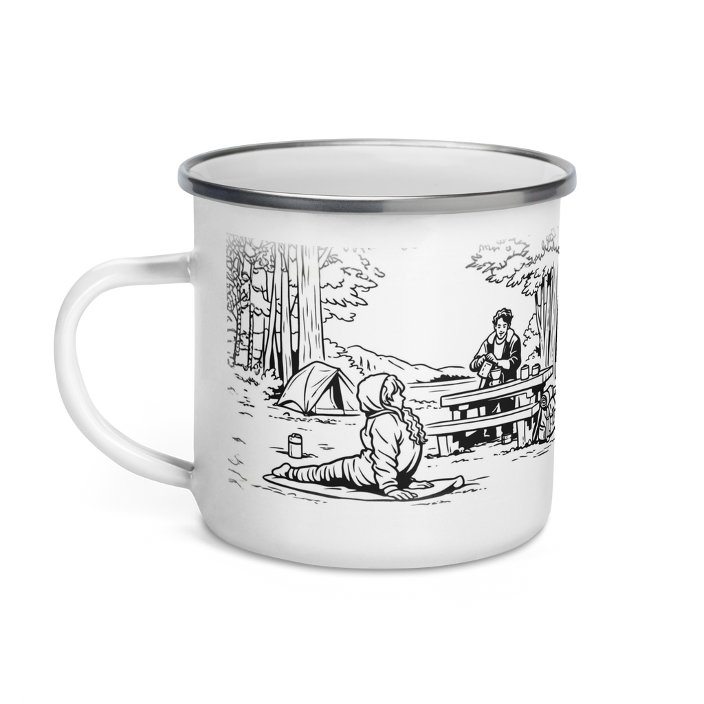 Namastay Caffeinated Camp Mug