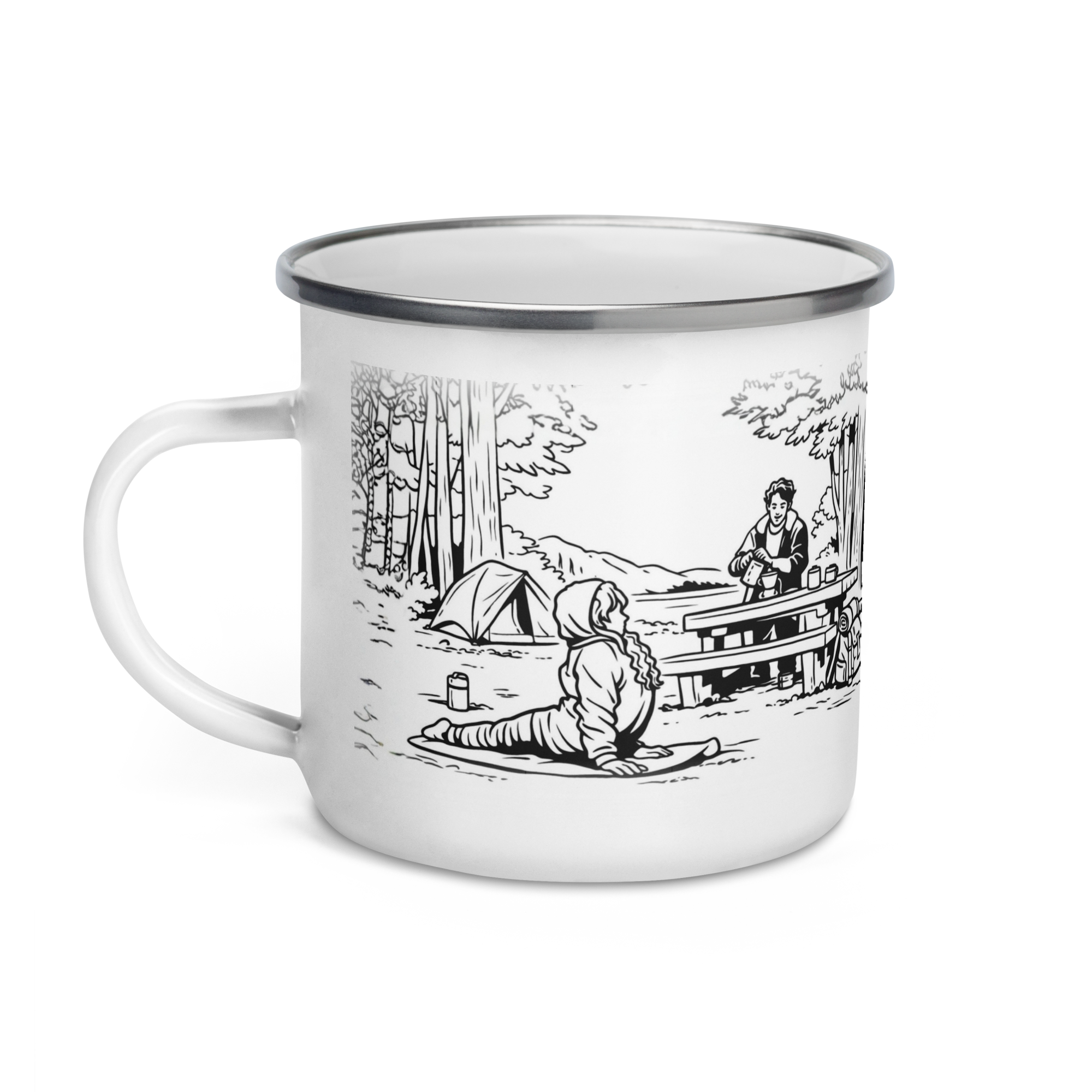 Namastay Caffeinated Camp Mug