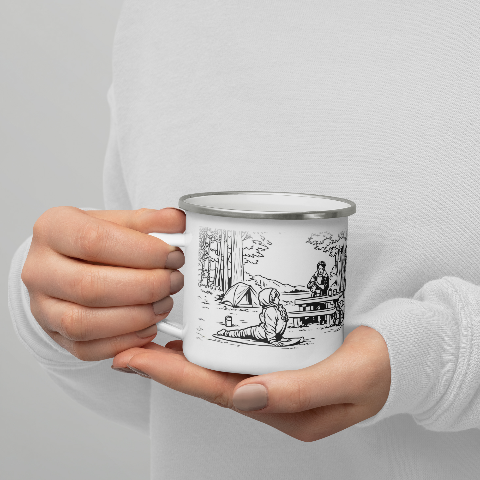Namastay Caffeinated Camp Mug