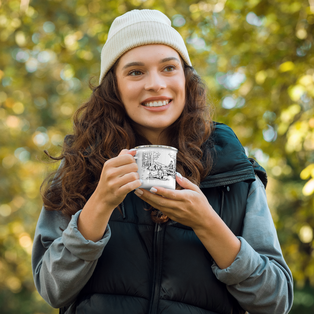 Namastay Caffeinated Camp Mug