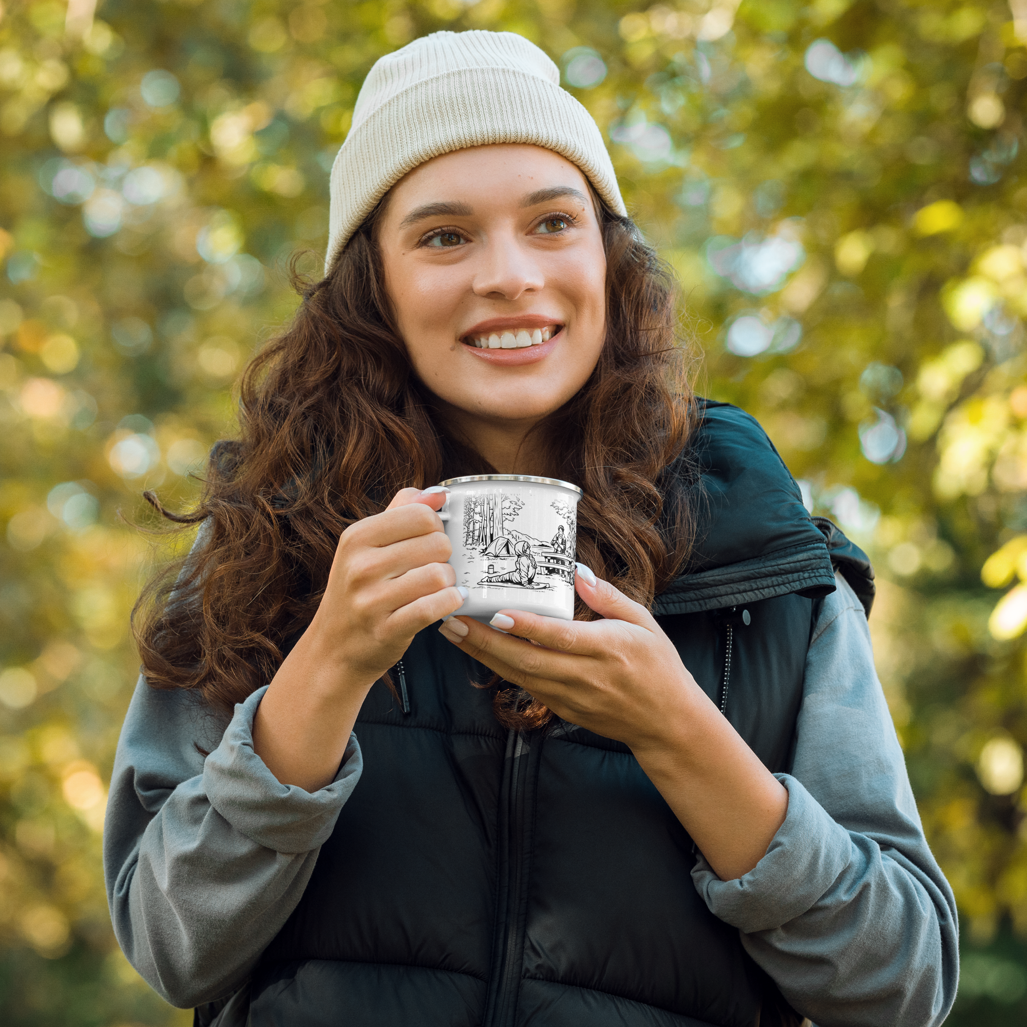 Namastay Caffeinated Camp Mug
